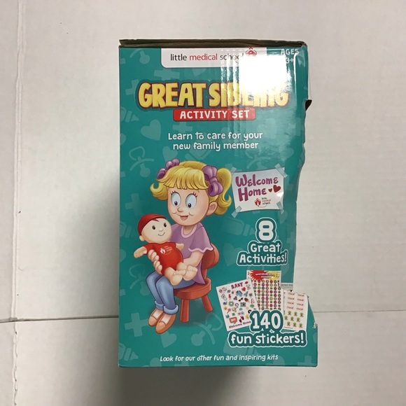 Little Medical School Great Sibling Activity Set 8 Fun Activities w/Toy Doll NEW - Picture 5 of 7